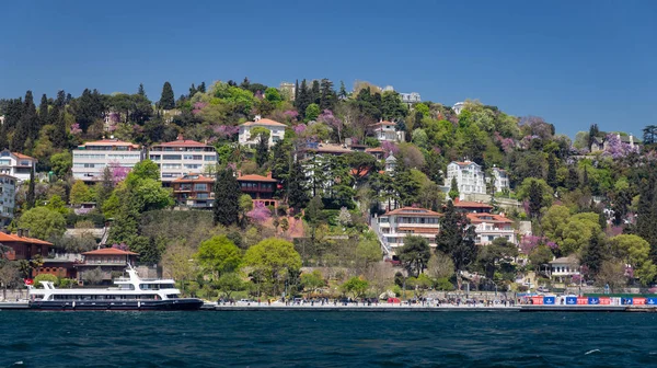 Edificios Bósforo Lado Del Estrecho Estambul Turquía —  Fotos de Stock