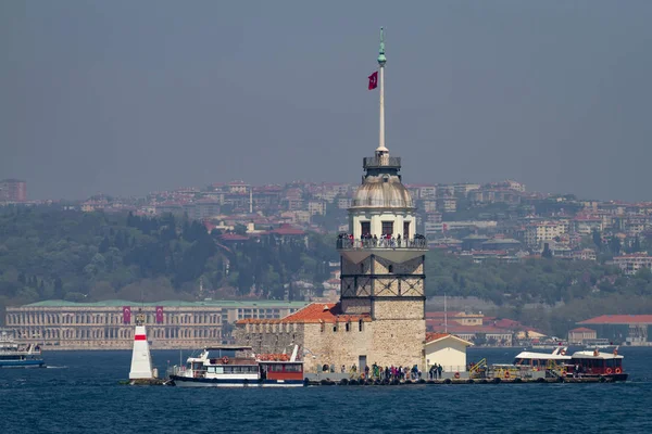 Вежа Майденс Протоці Босфор Стамбул Сіті Туреччина — стокове фото