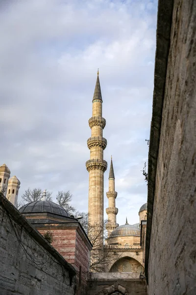 Mesquita Suleymaniye Fatih Istambul Turquia — Fotografia de Stock