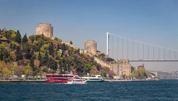 Rumelische Burg Der Bosporus Meerenge Von Istanbul Stadt Türkei — Stockfoto