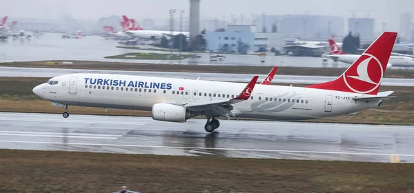 Istanbul Turquia Março 2018 Turkish Airlines Boeing 737 9F2Er 40982 — Fotografia de Stock