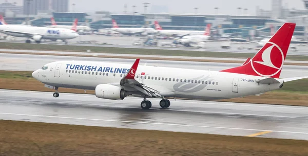 Istanbul Turquía Marzo 2018 Turkish Airlines Boeing 737 8F2 40991 — Foto de Stock