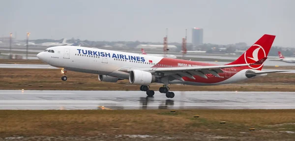 Istanbul Turquía Marzo 2018 Turkish Airlines Airbus A330 223 1118 — Foto de Stock