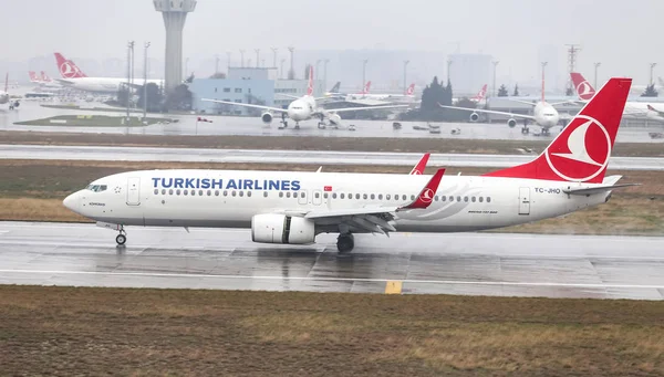 Istanbul Turkey Марта 2018 Года Turkish Airlines Boeing 737 8F2 — стоковое фото