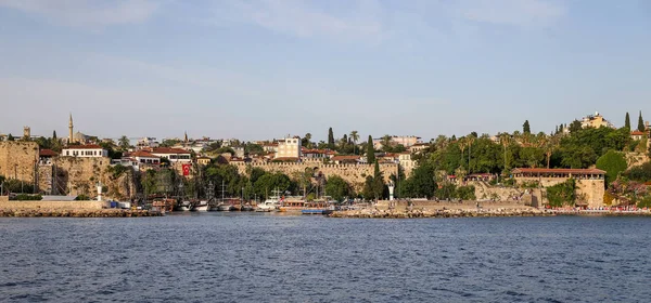 Lodě Staré Přístavní Město Antalya Turecko — Stock fotografie