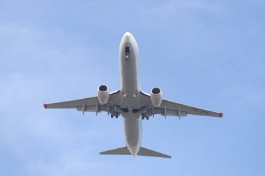 Istanbul, Türkiye - 10 Mart 2018: Türk Hava Yolları Boeing 737-9f2er (Cn 40973) Istanbul Atatürk havaalanından alır. Senin 328 filo büyüklüğü ve 302 hedefleri Türkiye'nin bayrak taşıyıcı