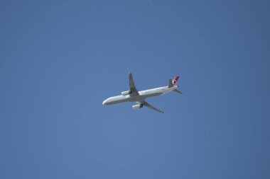 Istanbul, Türkiye - 02 Haziran 2018: Türk Hava Yolları'nın Airbus A321-231 (Cn 3429) Istanbul Atatürk havaalanından alır. Senin 338 filo büyüklüğü ve 300 hedefleri Türkiye'nin bayrak taşıyıcı