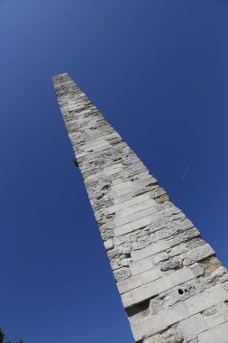 Sultanahmet Meydanı 'nda Obelisk Duvarı, İstanbul Şehri, Türkiye