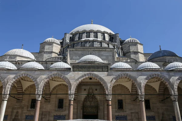 Suleymaniye Moskee Fatih Istanbul City Turkije — Stockfoto