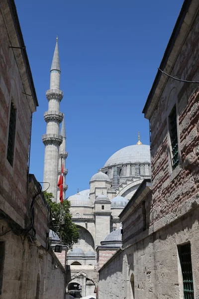 Meczet Sulejmaniye Fatih Stambuł Turcja — Zdjęcie stockowe