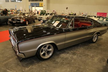 Istanbul, Türkiye - 01 Temmuz 2018: A Classic Otomatik görüntü Istanbul Klasik Otomobil Festivali