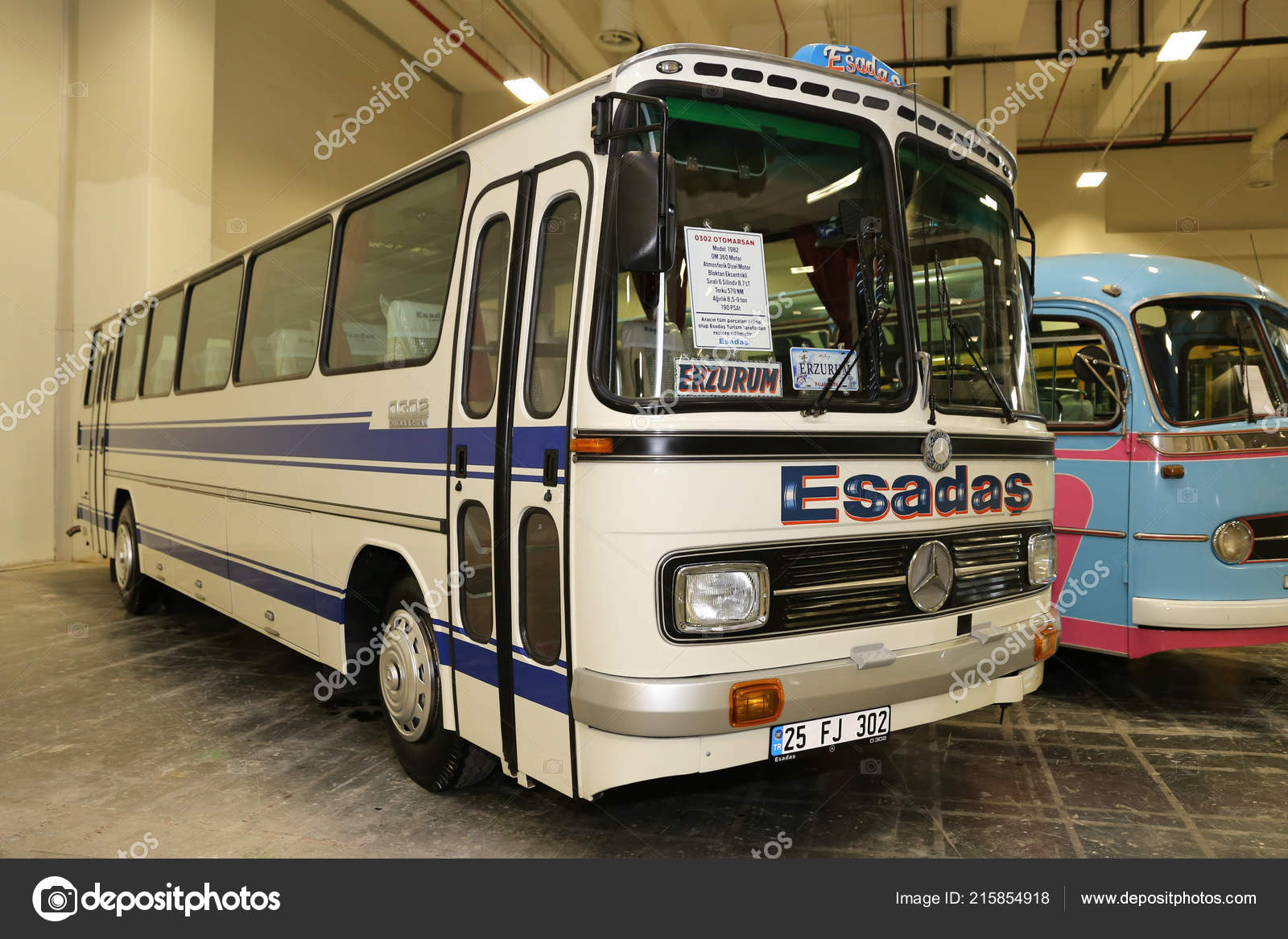 Istanbul Turkey July 2018 Mercedes Benz O302 Bus Display Istanbul Stock Editorial Photo C Evrenkalinbacak 215854918