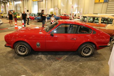 Istanbul, Türkiye - 01 Temmuz 2018: A Classic Otomatik görüntü Istanbul Klasik Otomobil Festivali