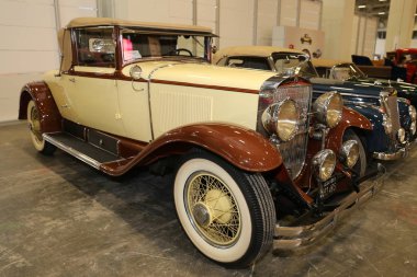 Istanbul, Türkiye - 01 Temmuz 2018: Rolls Royce ekran Istanbul Klasik Otomobil Festivali