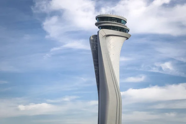 Tour Contrôle Circulation Aérienne Nouvel Aéroport Istanbul Turquie — Photo