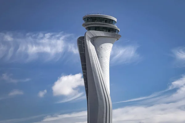 Air Traffic Control Tower Istanbul New Airport Turkey — Stock Photo, Image