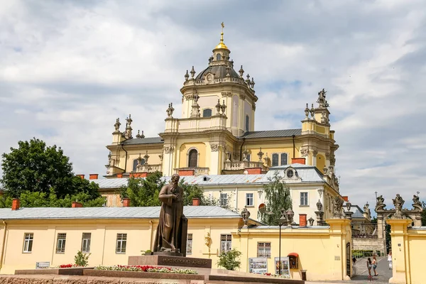 Katedra Georges Lwów Ukraina — Zdjęcie stockowe