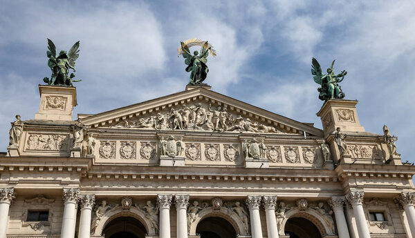 Lviv Opera House in Lviv City, Ukraine