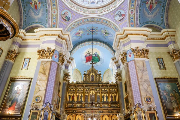 Lviv Ukrayna Temmuz 2018 Lviv Başkalaşım Kilisesi — Stok fotoğraf