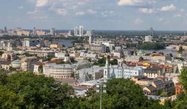 Ukrayna 'daki Kiev Şehri Genel Görünümü