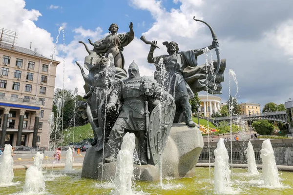 Grundare Kiev Monument Kiev City Ukraina — Stockfoto