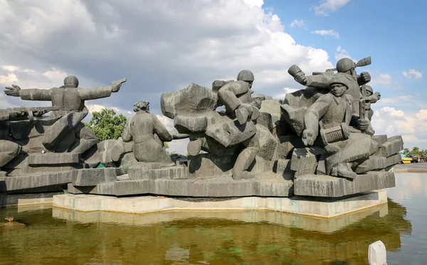 Kiev City Ukrayna Daki Eski Askeri Anıt — Stok fotoğraf