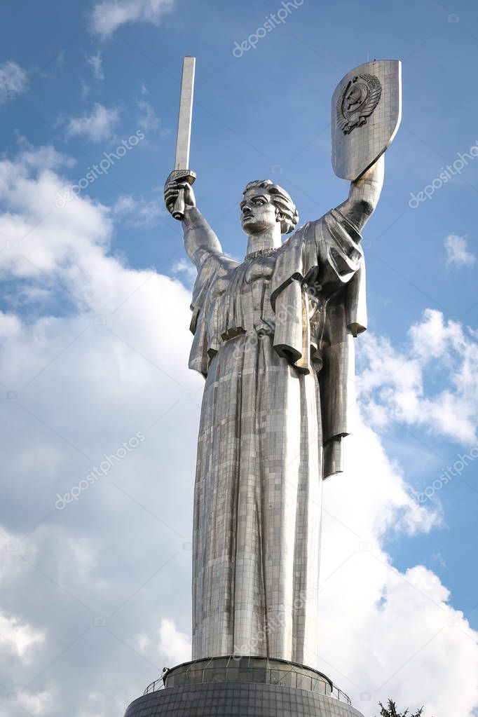 Motherland Monument, Rodina Mat in Kiev City, Ukraine