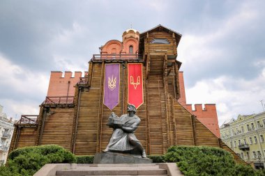 Ukrayna 'nın Kiev şehrindeki Golden Gate cephesi