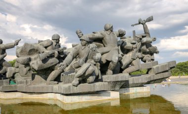 Kiev City, Ukrayna 'daki eski Askeri Anıt