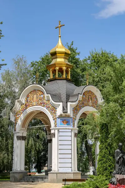 Edifício Michaels Golden Domed Monastery Kiev City Ucrânia — Fotografia de Stock