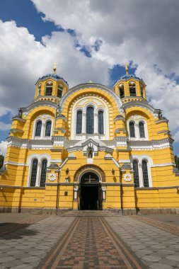 Ukrayna 'nın Kyiv şehrindeki St. Volodymyr Katedrali