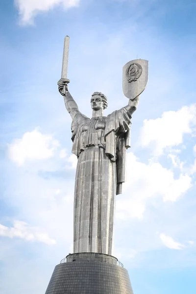 Moderlandet Monument Rodina Mat Kiev City Ukraina — Stockfoto