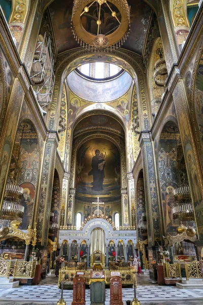 Kiev Ucrania Julio 2018 Dentro Catedral San Volodymyr Kiev — Foto de Stock