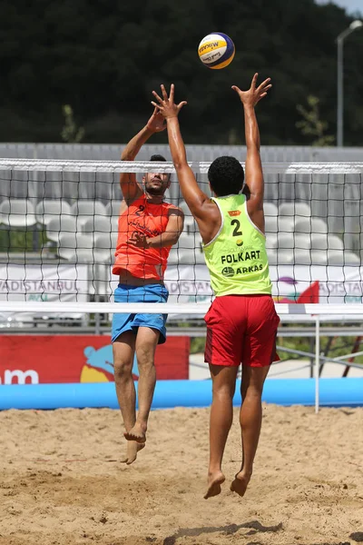 Istanbul Turquie Août 2018 Les Participants Pro Beach Tour Istanbul — Photo