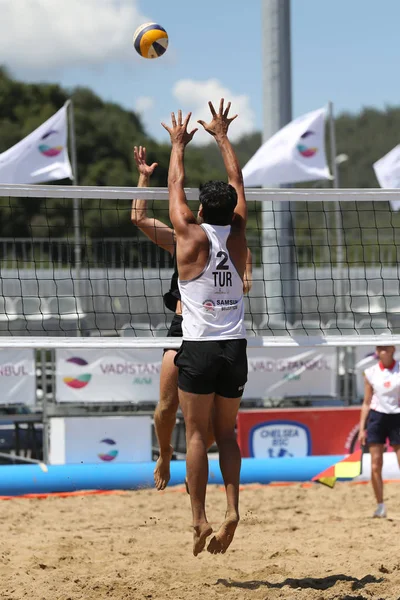 Istanbul Turquie Août 2018 Les Participants Pro Beach Tour Istanbul — Photo