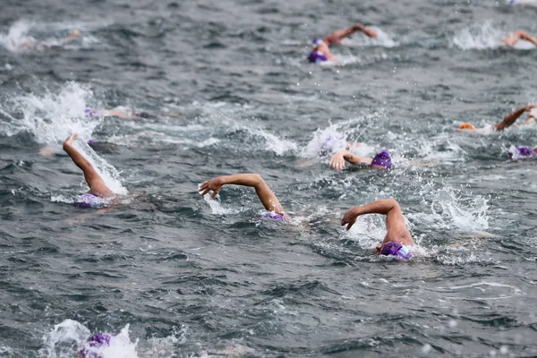 Istanbul Turquie Juillet 2018 Les Nageurs Nagent Pendant Compétition Natation — Photo