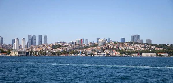 Bosporská Úžina Besiktas Okres Městě Istanbul Turecko — Stock fotografie