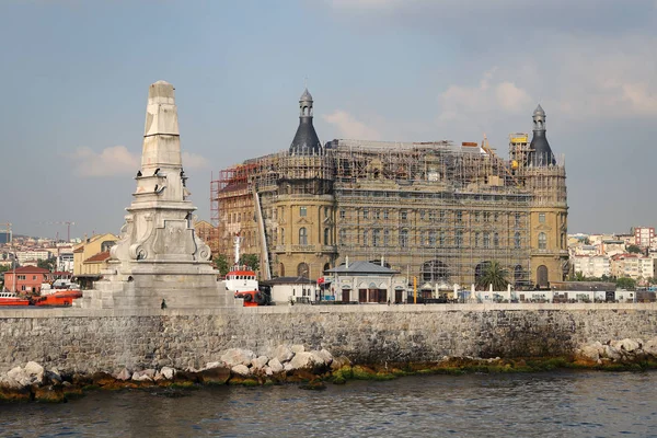 Istanbul Turkey July 2018 Stasiun Kereta Haydarpasa Sedang Diperbaiki Setelah — Stok Foto