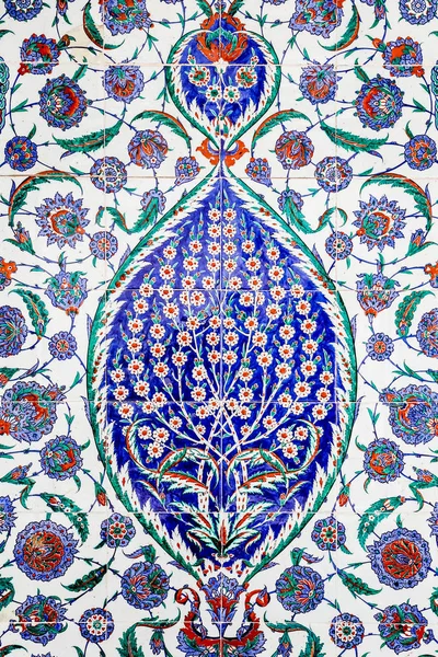 Azulejos Azules Turcos Ciudad Estambul Turquía — Foto de Stock