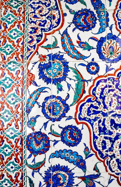 Azulejos Azules Turcos Ciudad Estambul Turquía —  Fotos de Stock