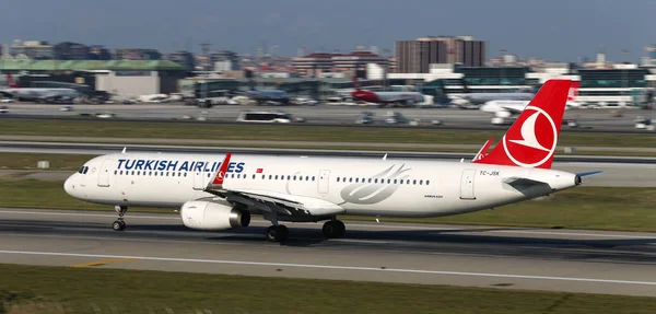 Istanbul Turquia Agosto 2018 Turkish Airlines Airbus A321 231 5663 — Fotografia de Stock