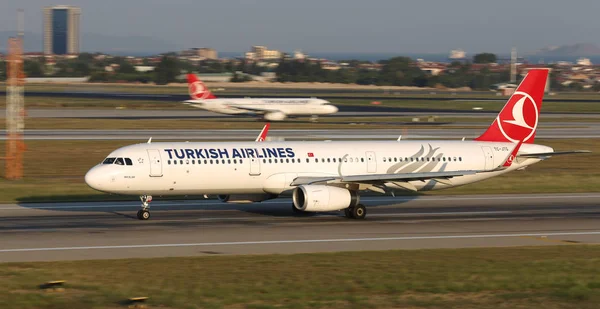 Istanbul Turecko Srpna 2018 Turkish Airlines Airbus A321 231 6990 — Stock fotografie