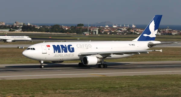 Istanbul Turquia Agosto 2018 Mng Airlines Airbus A300 605Rf 739 — Fotografia de Stock
