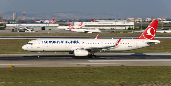 Istanbul Turkiet Augusti 2018 Turkiska Airlines Airbus A321 231 5663 — Stockfoto