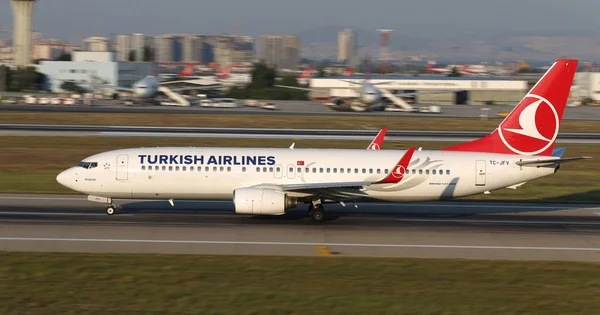 Istanbul Turecko Srpna 2018 Turkish Airlines Boeing 737 8F2 29782 — Stock fotografie