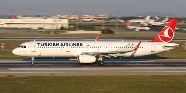 Istanbul Turecko Srpna 2018 Turkish Airlines Airbus A321 231 6990 — Stock fotografie