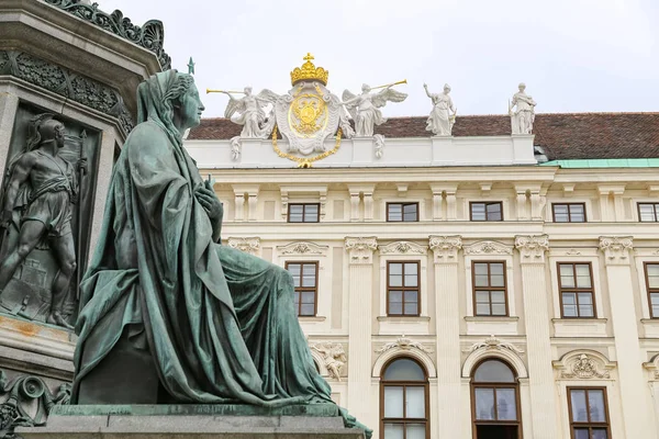 Estatua Palacio Hofburg Viena Austria — Foto de Stock