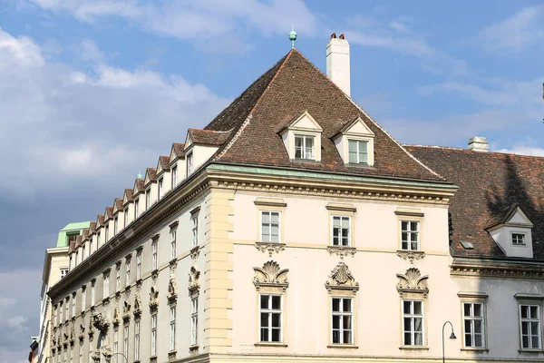 Fachada Edificio Ciudad Viena Austria —  Fotos de Stock