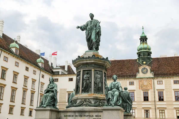 Pomnik Pałacu Hofburg Wiedeń Austria — Zdjęcie stockowe