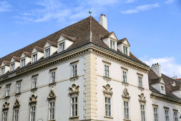 Fachada Edificio Ciudad Viena Austria —  Fotos de Stock